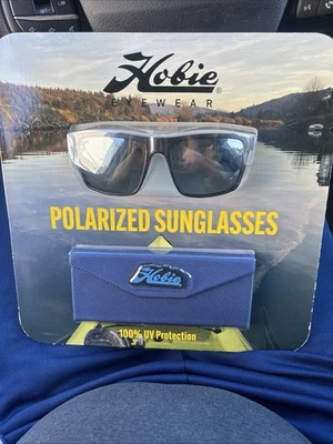 Gafas de sol polarizadas Hobie 100 % protección UV con estuche + microfibra, negras Foto 1 de 4