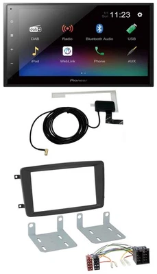 Pioneer DAB MP3 Bluetooth 2DIN USB Autoradio für Mercedes C-Klasse CLK Viano Vit - Bild 1 von 4