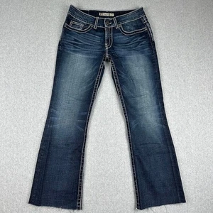 BKE The Buckle Womens 28 Culture Mid Rise Stretch Thick Stitch Jean 28x29 Whisk - Picture 1 of 11