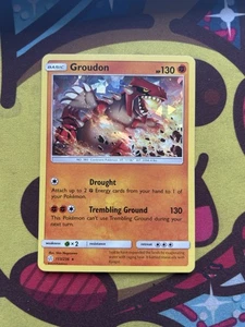 Pokemon Groudon 113/236 - SM Kosmische Finsternis - Shatter Holo - Excellent - Bild 1 von 2