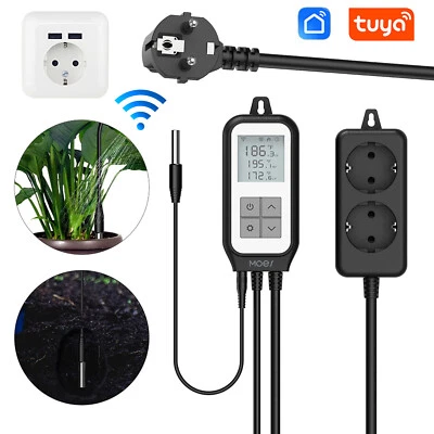 Temperaturregler Smart Thermostat Steckdose Digital WLAN WiFi Heizung  Kühlung - Bild 1 von 4