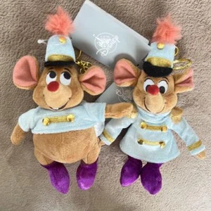 Jack & Gus Plush Keychain Set Cinderella II LOVELY DAY Tokyo Disney Store Japan - Picture 1 of 8