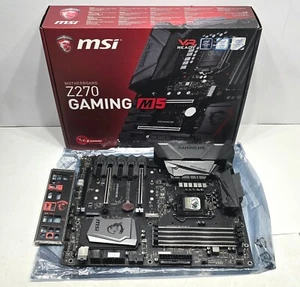MSI Z270 Gaming M5 Motherboard for repairs (bent pins) - Intel Socket LGA 1151 - Picture 1 of 7