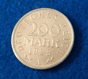 1923 A Germany 200 Mark - Great Coin - See Pictures