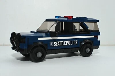 Interceptor de Policía Personalizado Policía de Seattle Modelo FPIU Compatible con Ladrillos LEGO® Foto 1 de 2