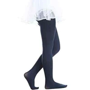 Infant Toddler Girls Navy Blue Nylon Tights 1-3Y - Picture 1 of 9