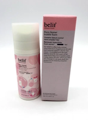 Belif Pore Cleaner Bubble Foam 100ml  3.38 oz Anti Aging Skincare new  - Image 1 of 4