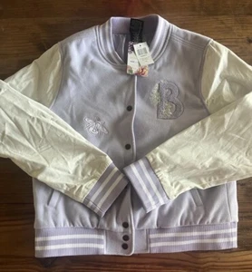 Neu mit Etikett Her Universe Bridgerton Lavendel Junior Größe Large College-Jacke heiße Themen - Bild 1 von 13