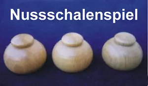 Nussschalenspiel - Three Shell Game - Hütchenspiel - Falschspielertrick (03226) - Bild 1 von 2