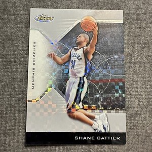 2004-05 Topps Finest X-Fractors Grizzlies #45 Shane Battier 183/199 Duke