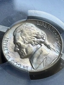 1944 D Jefferson War Nickel PCGS MS66 Full Steps classic blue label nice coin - Picture 1 of 6
