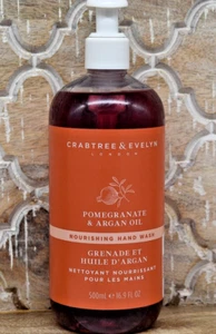 CRABTREE & EVELYN Pomegranate & Argan Oil Nourishing Hand Wash 16.9 fl. oz - Picture 1 of 2