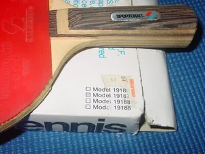 Vintage Sportcraft Professional 19187 Tischtennis Tischtennisschläger Paddel Board Schläger - Bild 1 von 6