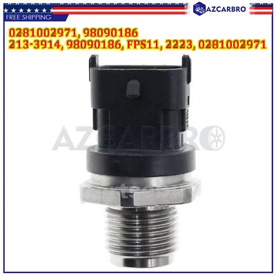 Sensor de presión de riel de combustible para Chevrolet Silverado 2500 HD 2006-18 6,6 L Duramax Foto 1 de 4