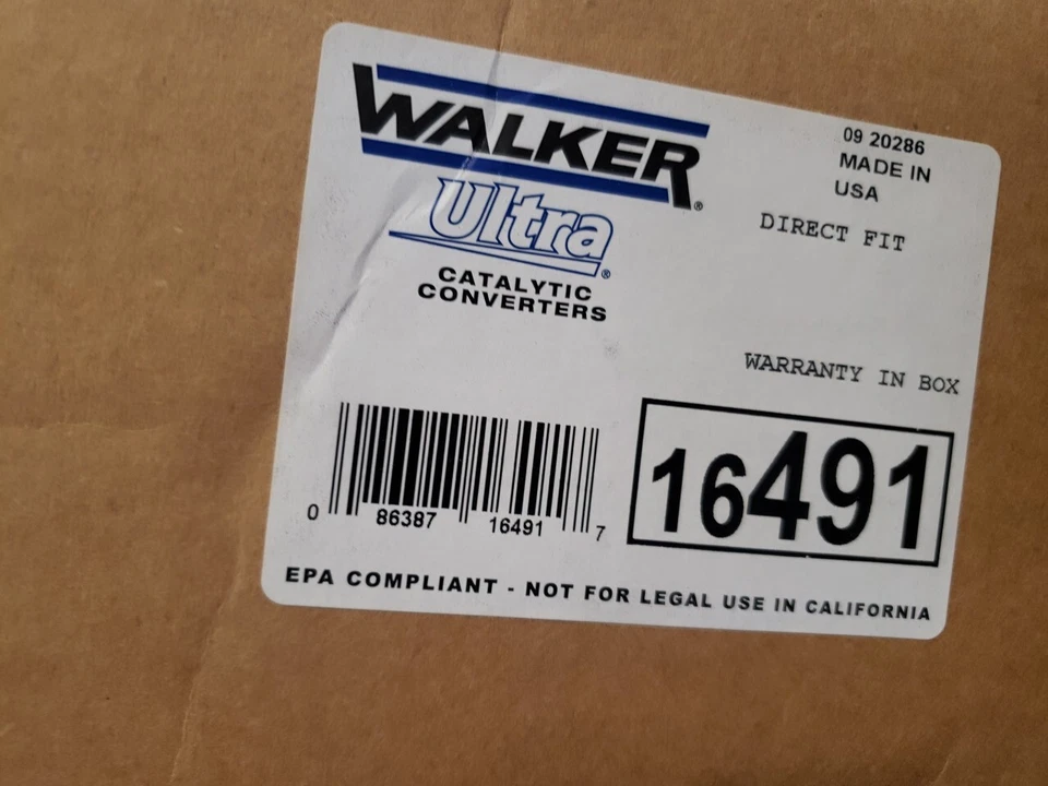 Convertidor catalítico-EPA Walker 16491 Foto 1 de 1