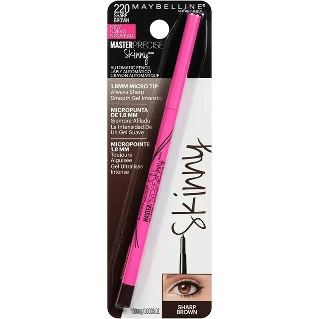 Maybelline Master Precise SKINNY GEL Eyeliner Pencil Sharp Brown 0004 Oz K2008700 041554460841