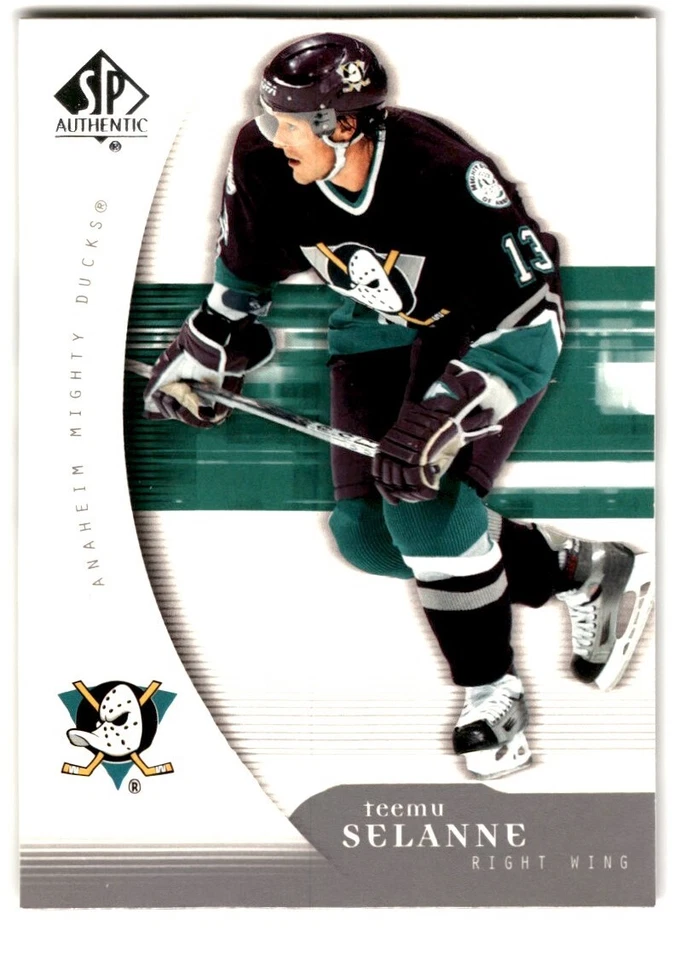 2005-06 SP Authentic Teemu Selanne #3 Anaheim Ducks - Image 1 of 2