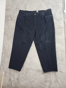 90's Hip Hop Black Sz 50×32 - Men's Straight Jeans Authentic SunRider Blue Jeans - Picture 1 of 8