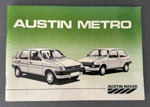 Austin Rover Metro Owners Handbook 1985 AKM5593 3rd Edition - Picture 1 of 7