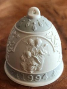 LLADRO Porcelain Annual 1994 CHRISTMAS BELL Ornament ANGELS - Picture 1 of 4
