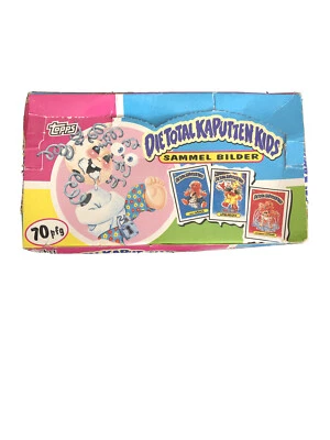 GARBAGE PAIL Kids Stickers German Empty Counter Box Scarce - Image 1 of 4