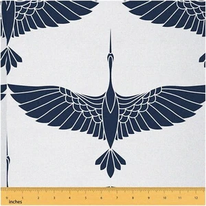 Wildlife Wonder Fabric - Red Crowned Crane Upholstery for C - Picture 1 of 7