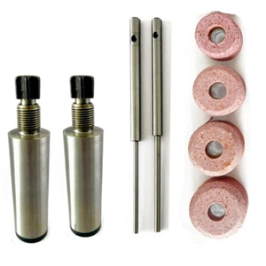 Sioux Valve Seat Grinding Kit Stones 4Pcs With Pilots 2Pcs Plus 2x Holder - Picture 1 of 5
