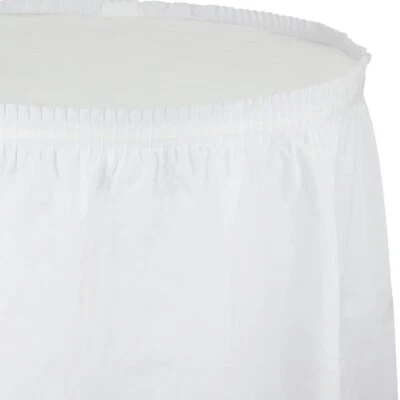 White Tableskirt 14FT - Image 1 of 2