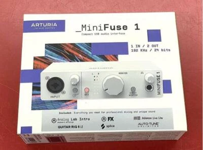 Arturia MiniFuse 1 Portable USB Type-C Audio Interface (White) from Japan - Image 1 of 3