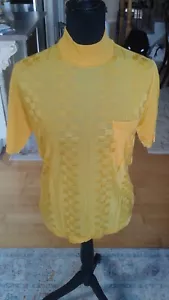 MONTAGUT MEN T SHIRT SIZE M YELLOW COLOR - Picture 1 of 4
