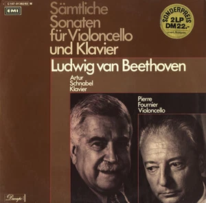 BEETHOVEN Complete Cello Sonatas FOURNIER SCHNABEL EMI C147-1382 2LP Gatefold - Bild 1 von 3