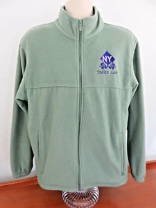 Chaqueta polar Harriton verde claro Indian Lake NY con cremallera para hombre talla grande - Imagen 1 de 6