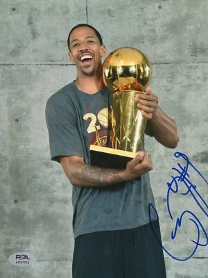 Channing Frye Signed Autographed Cleveland Cavaliers 8x10 Photo Psa/Dna Coa 2016 - Image 1 of 2