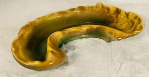 LANE & CO. Los Angeles 70's MALLARD planter California Pottery Yellow Wave - Picture 1 of 5