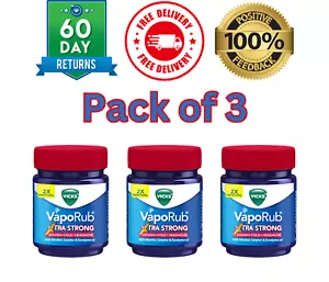 3/6er Pack Vicks VapoRub Xtra Strong bei Husten Erkältung & Kopfschmerzen - 25ml - kostenloser Versand - Bild 1 von 8