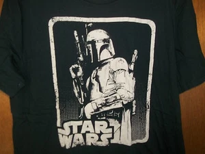 Star Wars Boba Fett display head and short sleeve NWT S-L Mens t-shirt New Seale - Picture 1 of 4