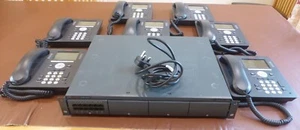 Avaya IP Office 500 v2 Contol Unit with seven Avaya 9608 IP phones - Picture 1 of 7