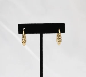 14k Yellow Gold "Carla" Ladies Earrings, 2.6 Grams - Picture 1 of 6