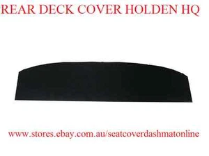 BLACK  REAR DECK COVER, REAR PARCEL SHELF FIT  HOLDEN HQ - Bild 1 von 6