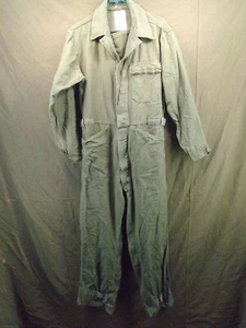 Mono de satén 100 % algodón verde OD del ejército militar de Estados Unidos talla mediana 1992 240-C - Imagen 1 de 13