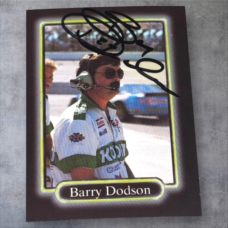 Barry Dodson KODIAK RACING 1990 MAXX #19 VINTAGE NASCAR CHAMP signed card - Image 1 of 1