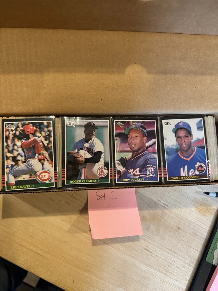 Juego completo de béisbol Donruss 1985 1-660 Puckett Clemens novato casi como nuevo + Foto 1 de 1