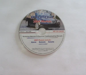 Hyundai 2009 DVD Workshop Manuals Electrical Troubleshooting Manual-3 Models - Picture 1 of 1