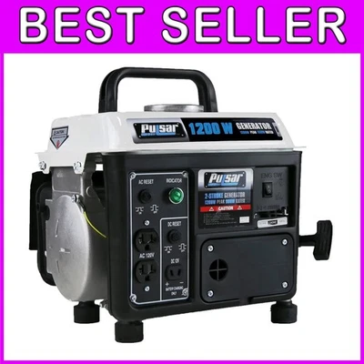 Lightweight 1200W Gas Portable Generator with 5-Hour Runtime – Ideal for Camping - Image 1 of 4