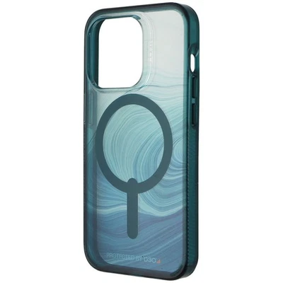 ZAGG Gear4 Milan Snap Case for MagSafe for iPhone 14 Pro - Green Swirl - Image 1 of 3