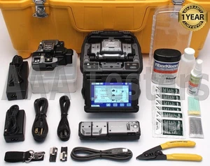 Fujikura 90R SM MM Ribbon Fiber Fusion Splicer w/ CT-50 Cleaver FSM-90R - Picture 1 of 10