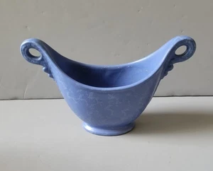 Vintage Red Wing Rumrill Pottery Planter Vase Blue #581 - Picture 1 of 7