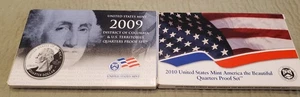 2009&2010 US Quarters Proof Sets. 11 Coins. Parks & Territories. Great Deal 😃 - Picture 1 of 7