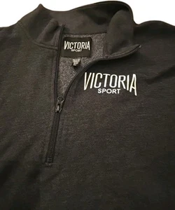 Victoria Sport grauer 1/4 Zip Pullover Damen XL Sweatshirt Training Laufen Oberteil - Bild 1 von 7