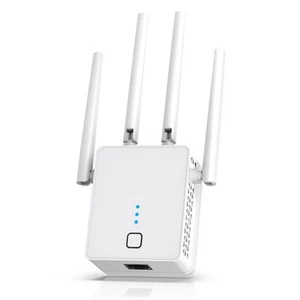 WiFi Extender, 2024 Fastest WiFi Booster 1200Mbps Dual Band (5GHz/2.4GHz) WiF... - Picture 1 of 7